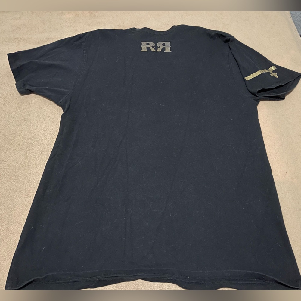 Rock Revival Black and Gold Short Sleeve Tee - Picture 2 of 2